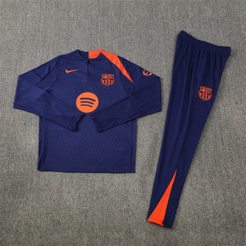25/26 Barcelona Blue and Orange Tracksuit
