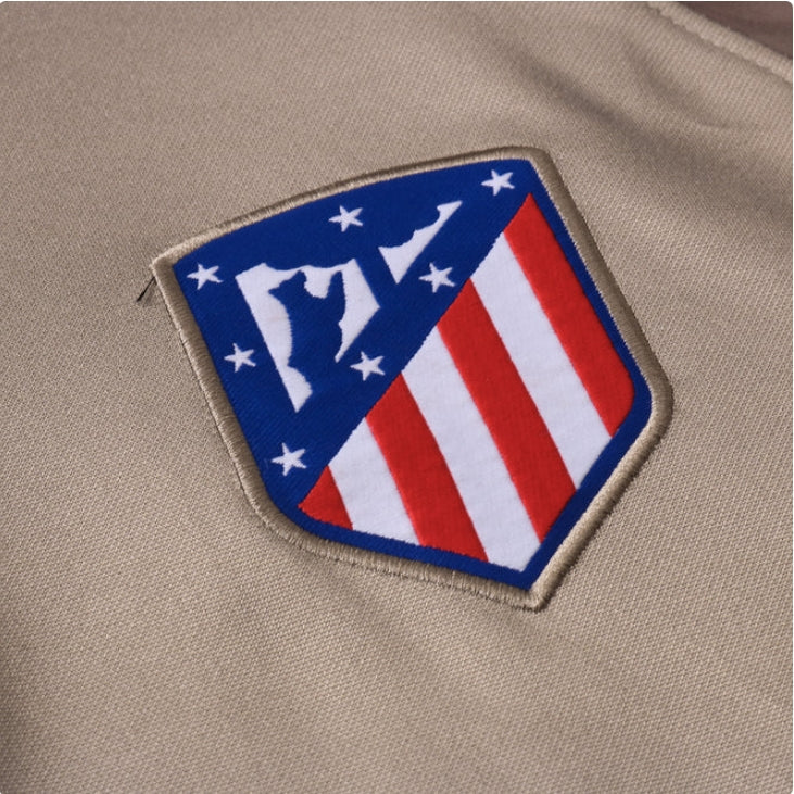 Atlético Madrid Military Green and Beige Tracksuit