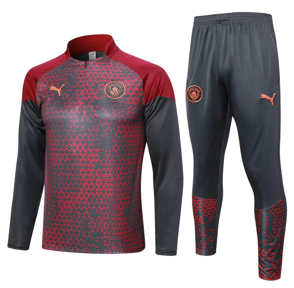 Manchester City “Crimson Core” Tracksuit