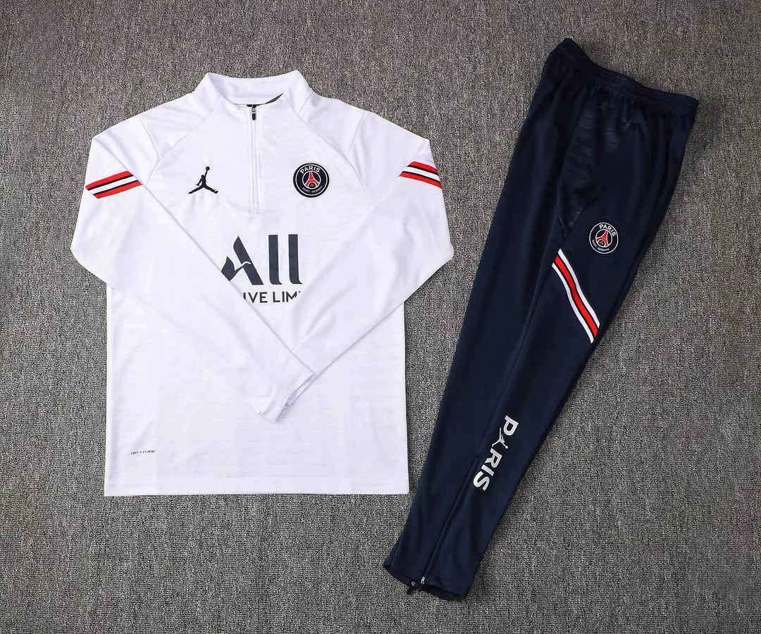 PSG Paris Saint Germain White Tracksuit