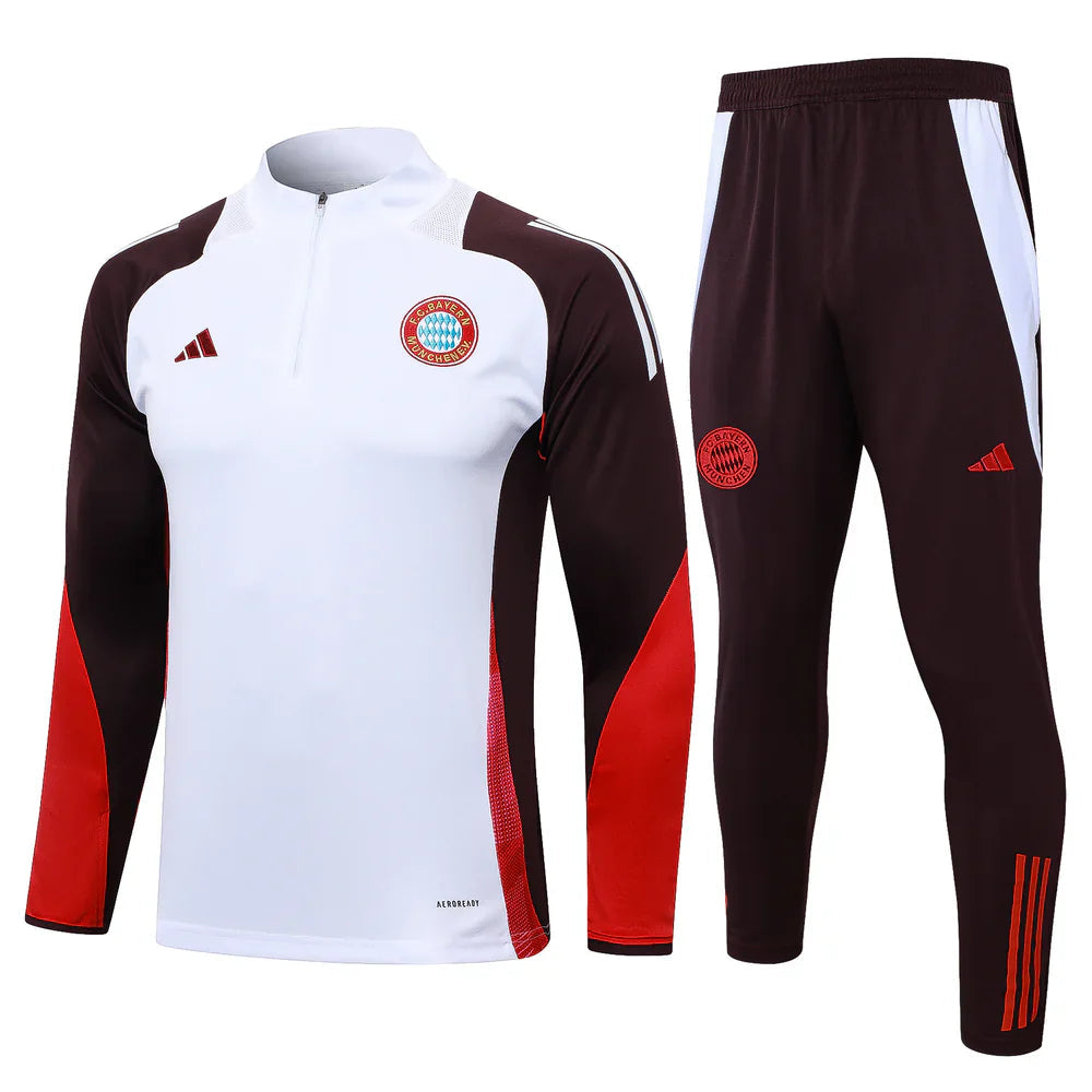 Bayern Munich Brown and White Tracksuit