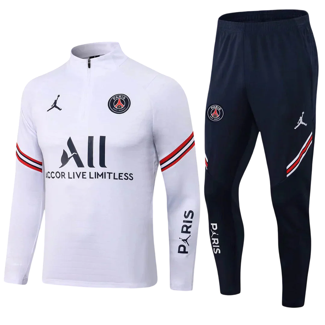 PSG Paris Saint Germain White Tracksuit