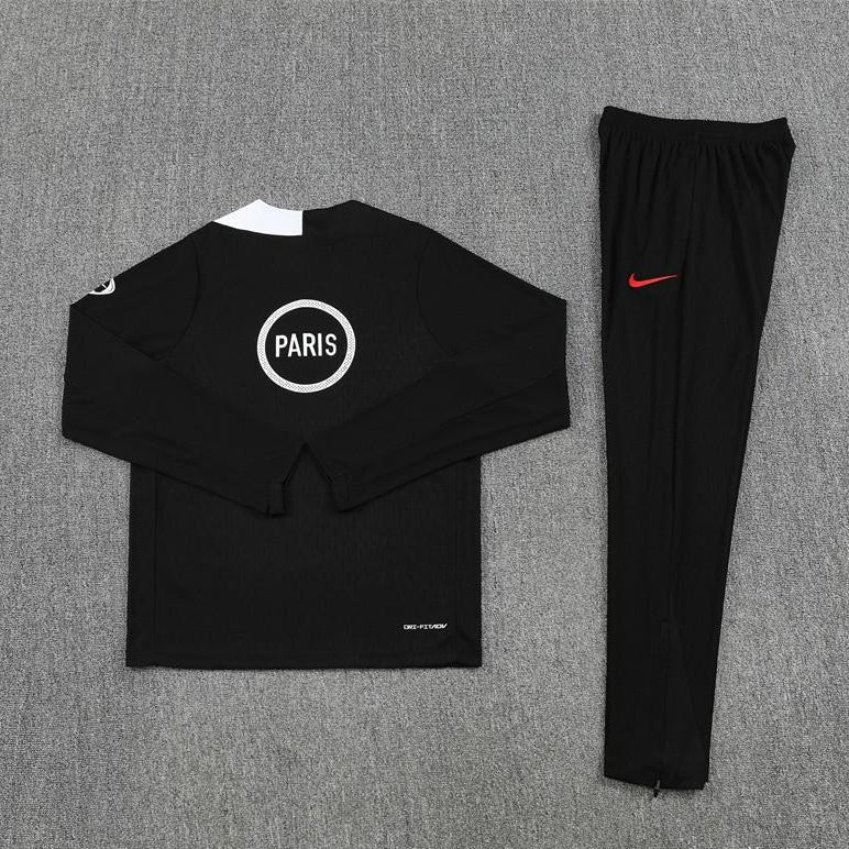 25/26 PSG Paris Saint Germain Black Tracksuit