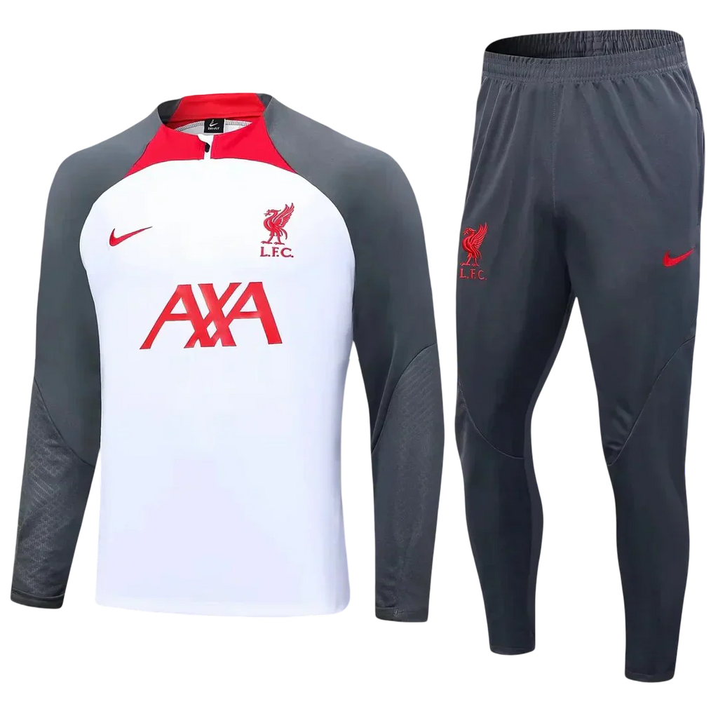 Liverpool White and Grey Tracksuit