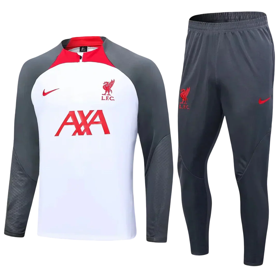 Liverpool White and Grey Tracksuit