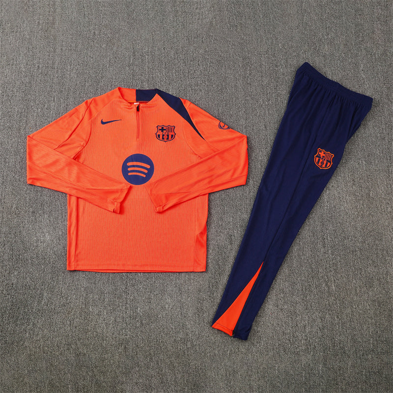 25/26 Barcelona Orange and Blue Tracksuit