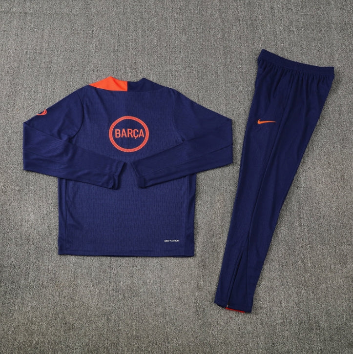 25/26 Barcelona Blue and Orange Tracksuit