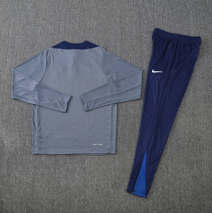 PSG Paris Saint Germain Grey and Blue Tracksuit