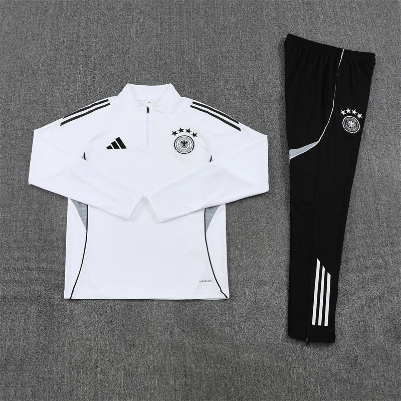 25/26 Germany White and Black Tracksuit