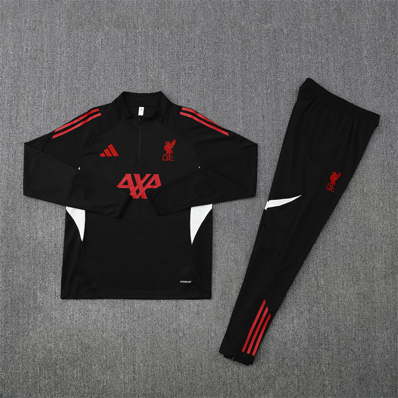 25/26 Liverpool Black and Red Tracksuit