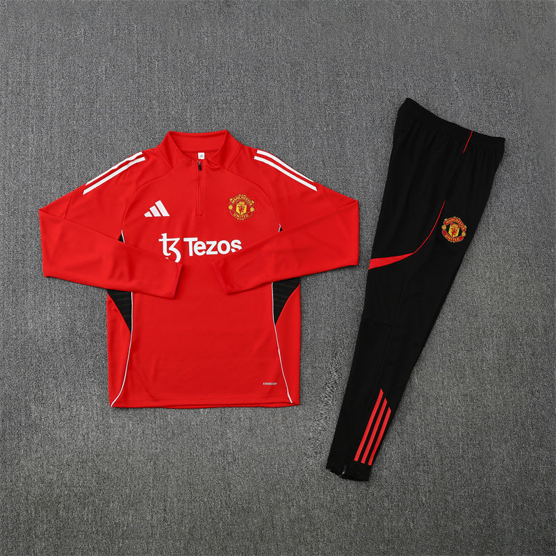 25/26 Manchester United Red Tracksuit
