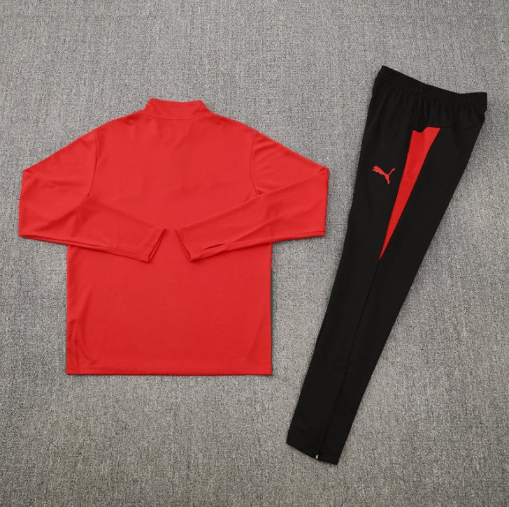 25/26 Portugal Red and Black Tracksuit