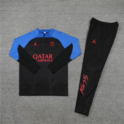 PSG Paris Saint Germain Blue and Black Tracksuit