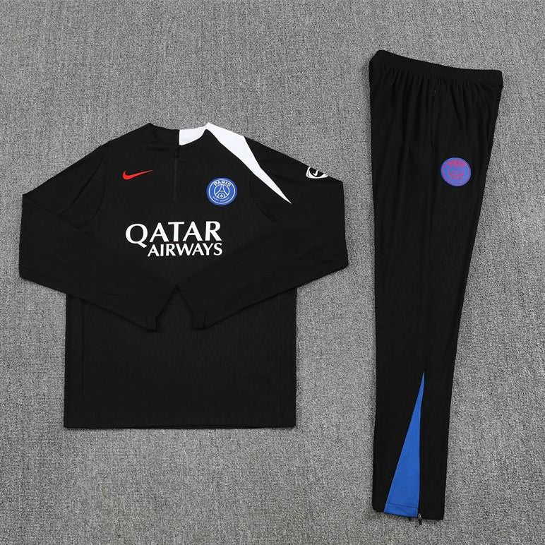 25/26 PSG Paris Saint Germain Black Tracksuit