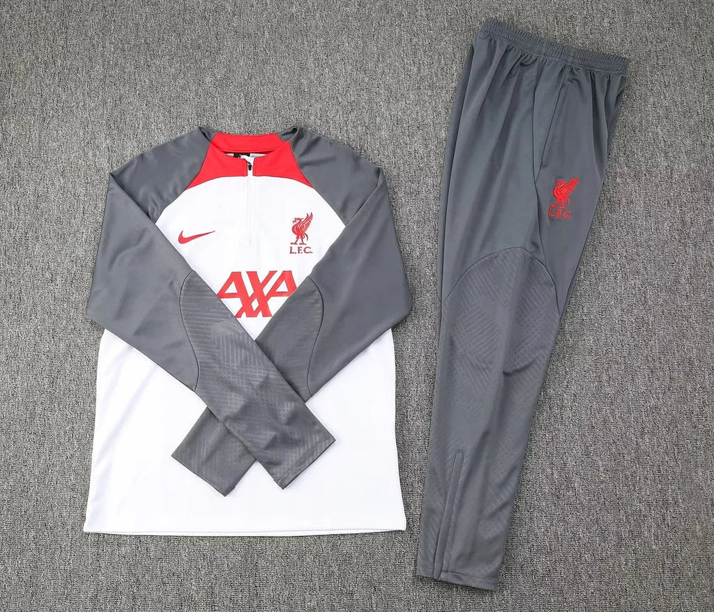 Liverpool White and Grey Tracksuit