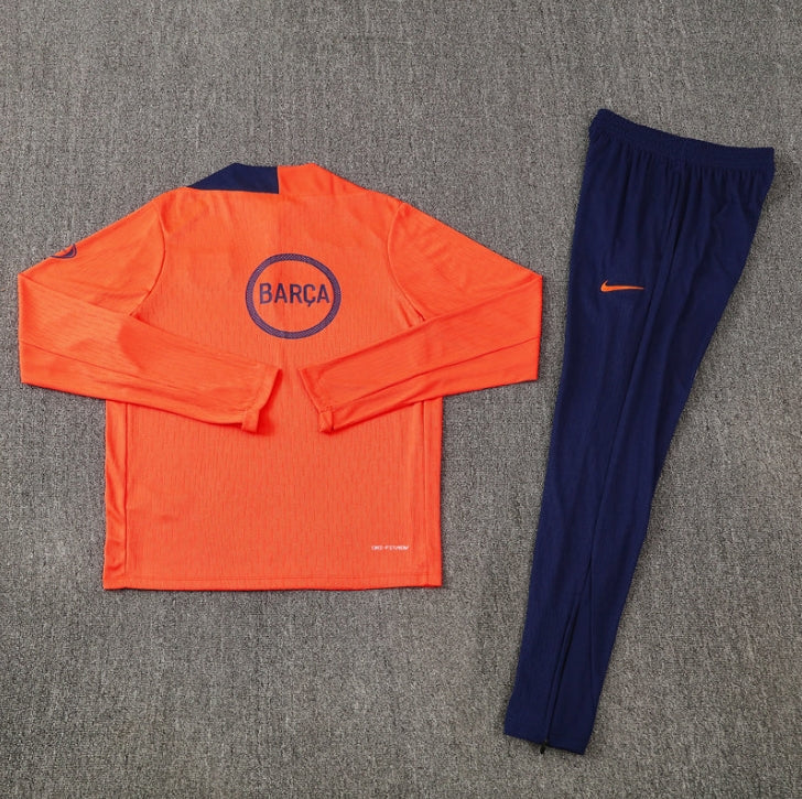 25/26 Barcelona Orange and Blue Tracksuit