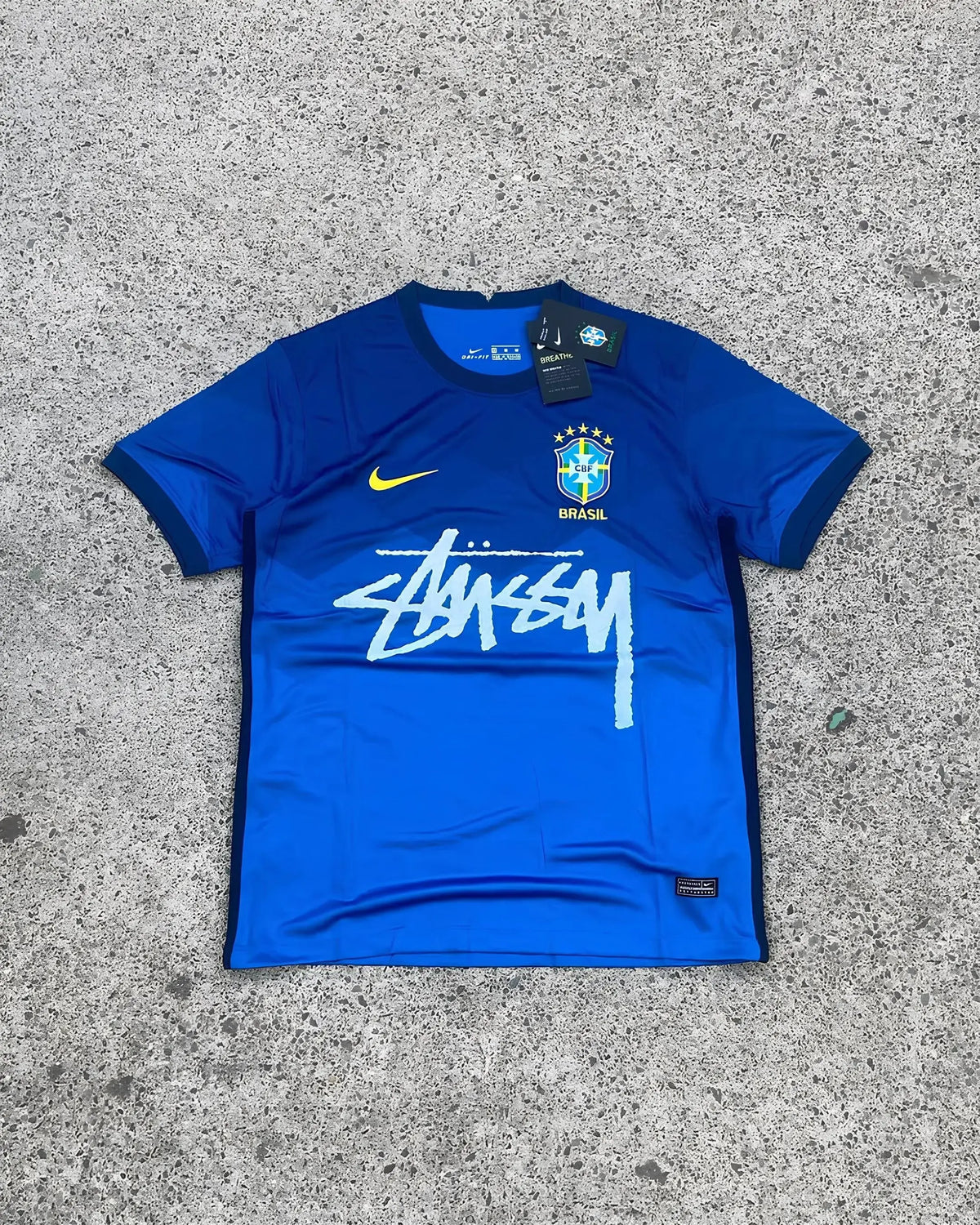 Stussy X Brazil Blue Jersey